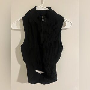 Lululemon Open Back Half Zip Sweater